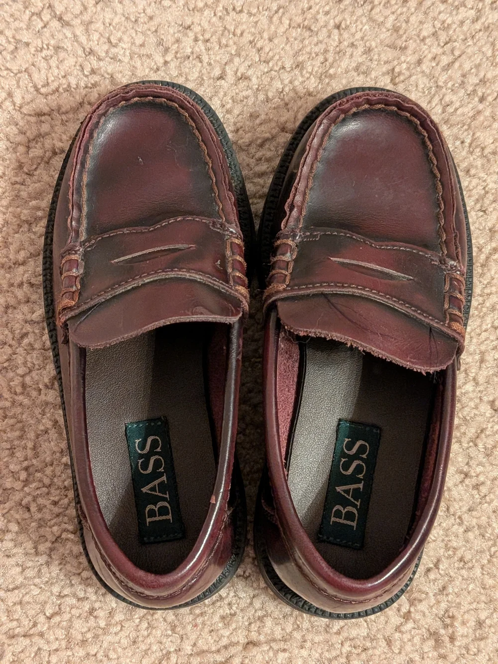 Boys Classic Penny Loafers in Dark Brown
